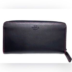 ROYCE Leather RFID Blocking Continental Clutch Wallet